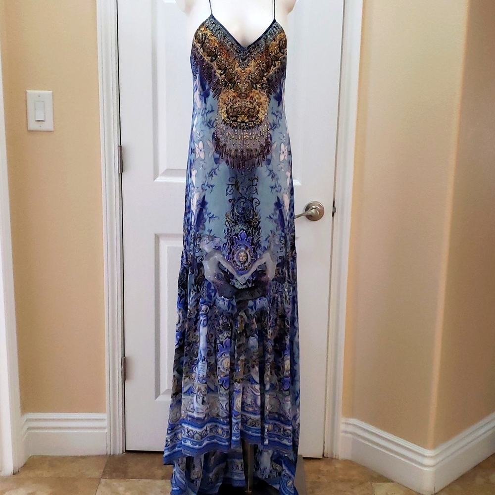 Camilla  silk dress.